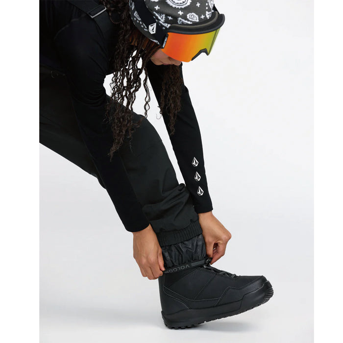 25-26 VOLCOM CRESTON 3D STRETCH BIB OVERALL BLK-BLACK 25-26