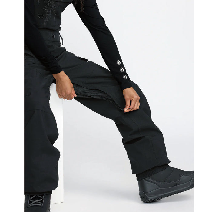 25-26 VOLCOM CRESTON 3D STRETCH BIB OVERALL BLK-BLACK 25-26