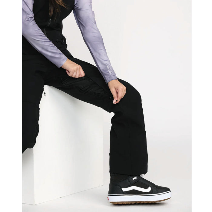 25-26 VOLCOM SWIFT BIB OVERALL BLK-BLACK 25-26