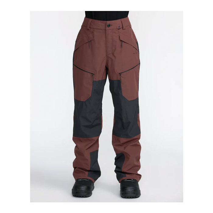 25-26 VOLCOM STONE MICA 20K PANT OXB-OXBLOOD 25-26