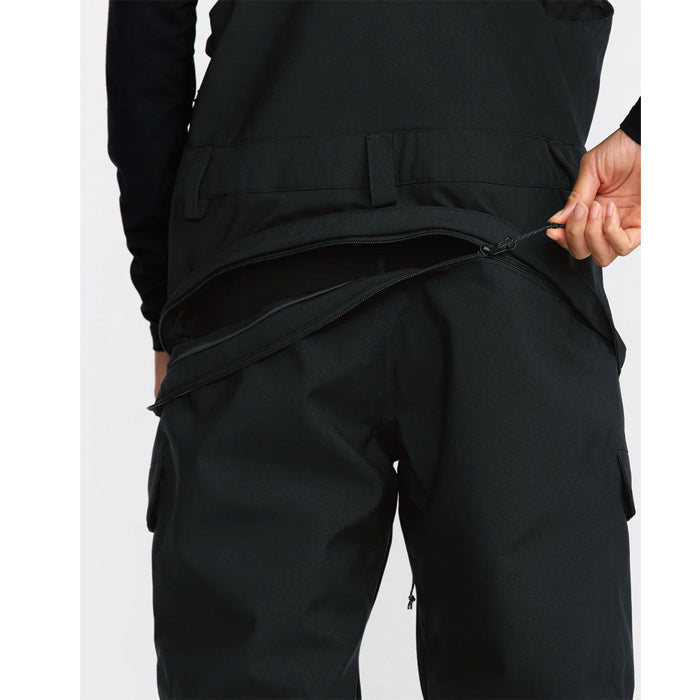 25-26 VOLCOM CRESTON 3D STRETCH BIB OVERALL BLK-BLACK 25-26