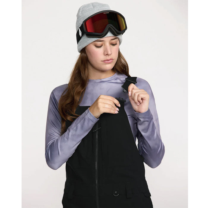 25-26 VOLCOM SWIFT BIB OVERALL BLK-BLACK 25-26