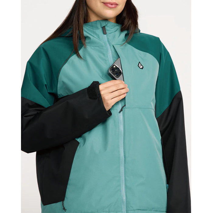 25-26 VOLCOM AGATE INS JACKET ATB-ARCTIC BLUE 25-26