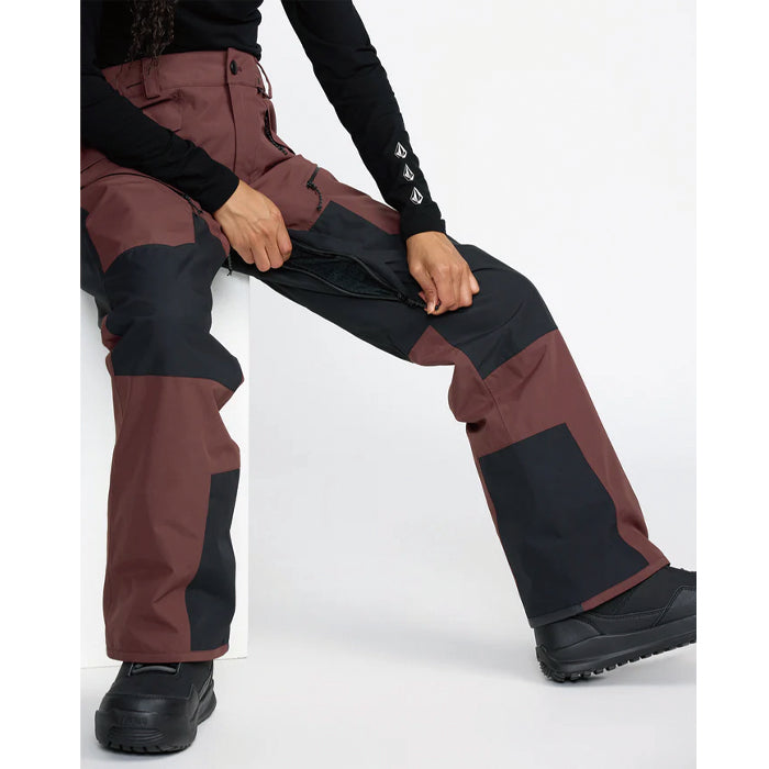 25-26 VOLCOM STONE MICA 20K PANT OXB-OXBLOOD 25-26