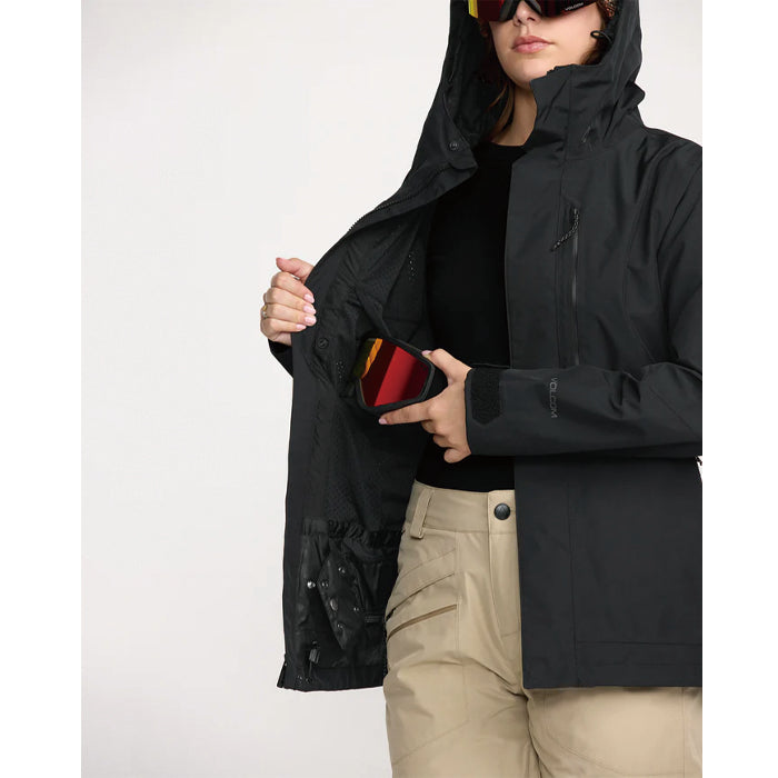 25-26 VOLCOM V.CO ERAS INS GORE JACKET BLK-BLACK 25-26