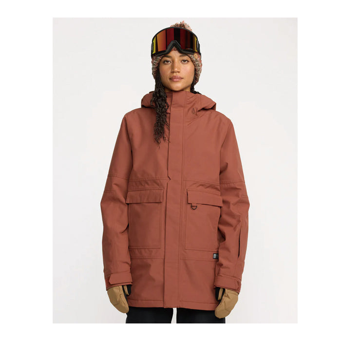 25-26 VOLCOM QC CRUISER INS PARKA HEN-HENNA 25-26