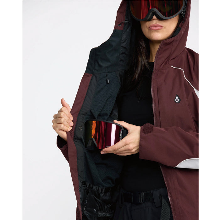 25-26 VOLCOM STONE SMOKESHOW 20K JACKET OXB-OXBLOOD 25-26