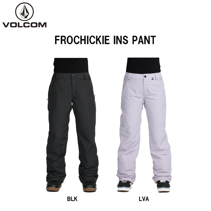 25-26 VOLCOM FROCHICKIE INS PANT BLK-BLACK 25-26
