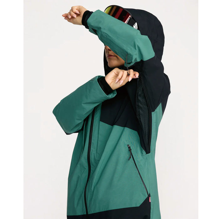 25-26 VOLCOM AT STRETCH GORE-TEX JACKET SUG-SPRUCE GREEN 25-26