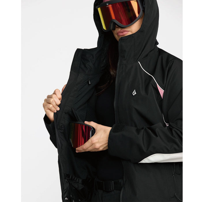 25-26 VOLCOM STONE SMOKESHOW 20K JACKET BLK-BLACK 25-26