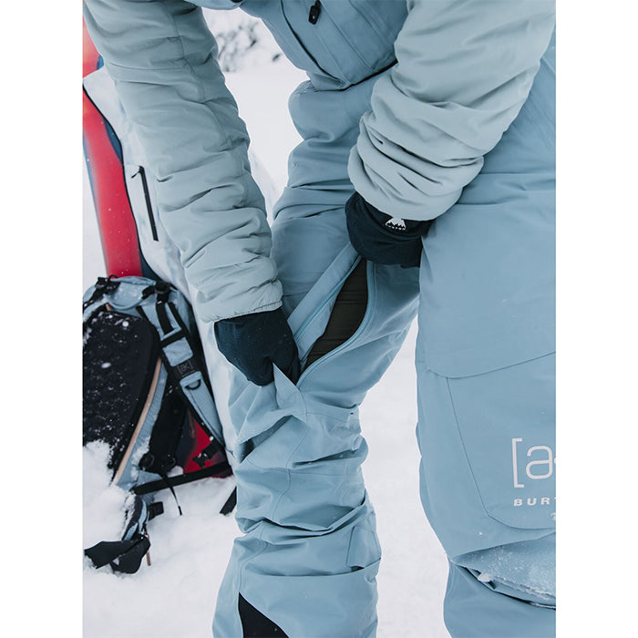 24-25 BURTON W AK KIMMY GORE-TEX 2L BIB PANTS DUSTY BLUE スノーボード