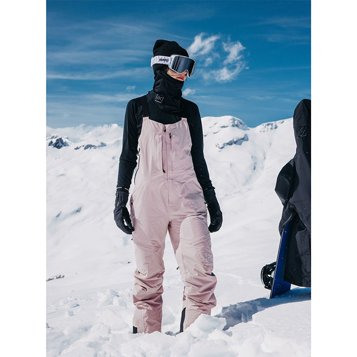 24-25 BURTON W AK KIMMY GORE-TEX 2L BIB PANTS SHADOW PINK スノーボード