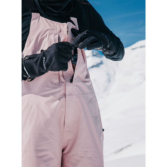 24-25 BURTON W AK KIMMY GORE-TEX 2L BIB PANTS SHADOW PINK スノーボード