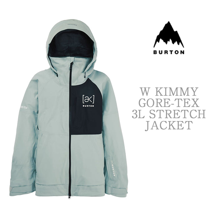 24-25 BURTON W AK KIMMY GORE-TEX 3L JACKET JK PTRGRN/TRUBLK スノーボード