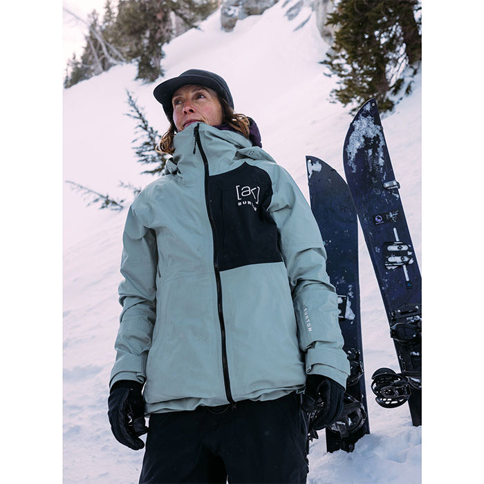 24-25 BURTON W AK KIMMY GORE-TEX 3L JACKET JK PTRGRN/TRUBLK スノーボード