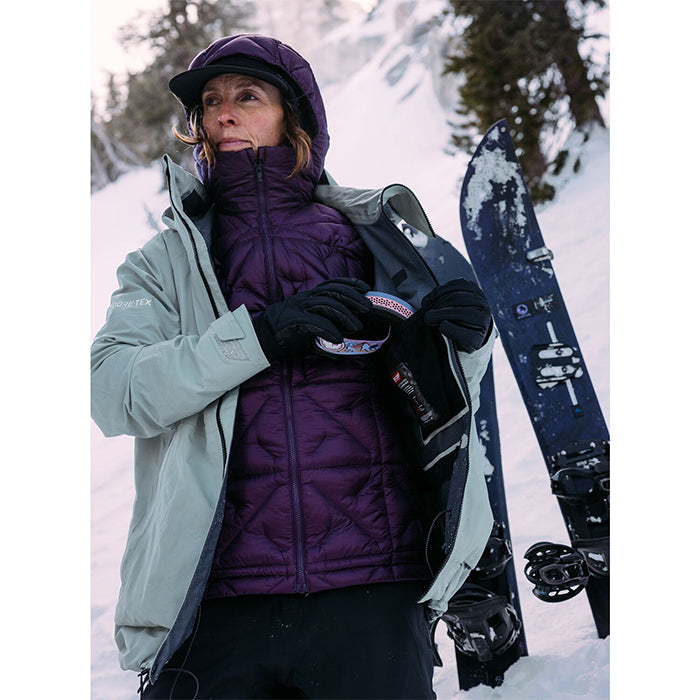 24-25 BURTON W AK KIMMY GORE-TEX 3L JACKET JK PTRGRN/TRUBLK スノーボード