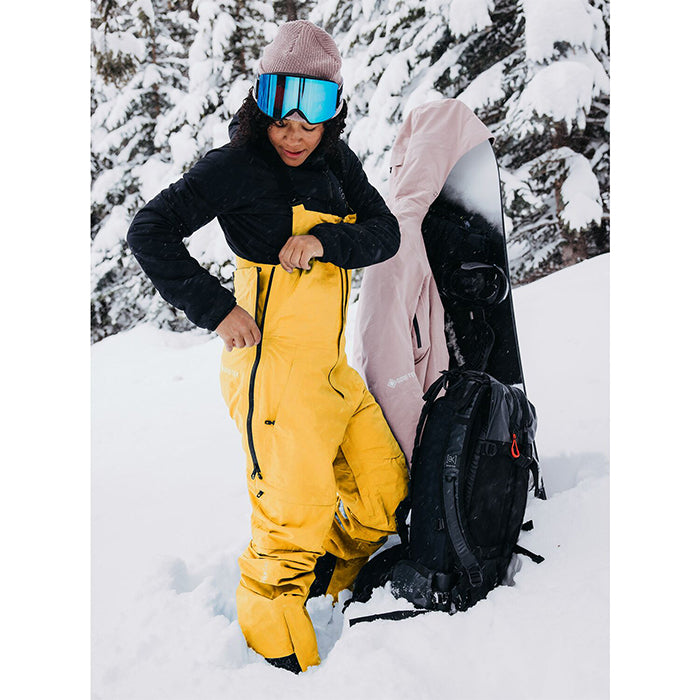 24-25 BURTON W AK KIMMY GORE-TEX 3L BIB PANTS GOLDENROD スノーボード