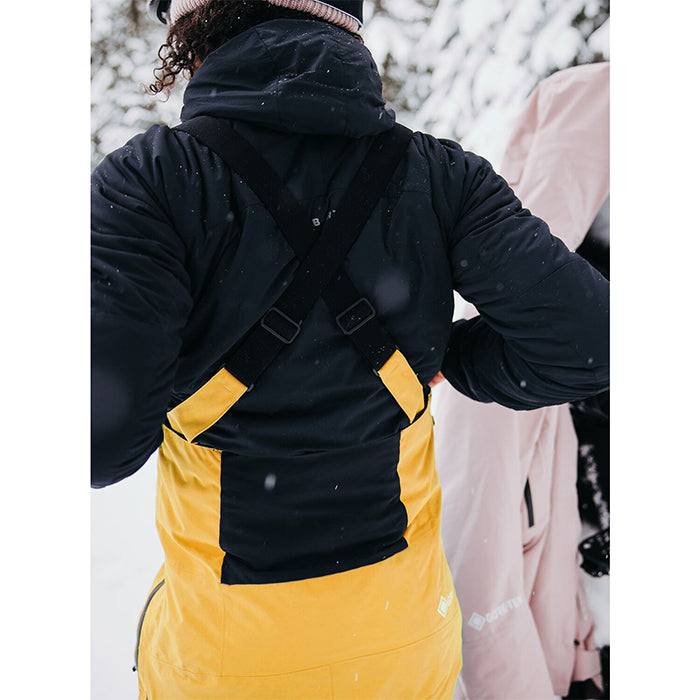 24-25 BURTON W AK KIMMY GORE-TEX 3L BIB PANTS GOLDENROD スノーボード