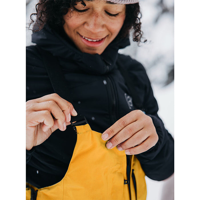 24-25 BURTON W AK KIMMY GORE-TEX 3L BIB PANTS GOLDENROD スノーボード