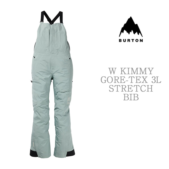 24-25 BURTON W AK KIMMY GORE-TEX 3L BIB PANTS PETROL GREEN スノーボード
