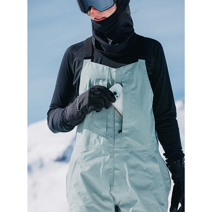 24-25 BURTON W AK KIMMY GORE-TEX 3L BIB PANTS PETROL GREEN スノーボード