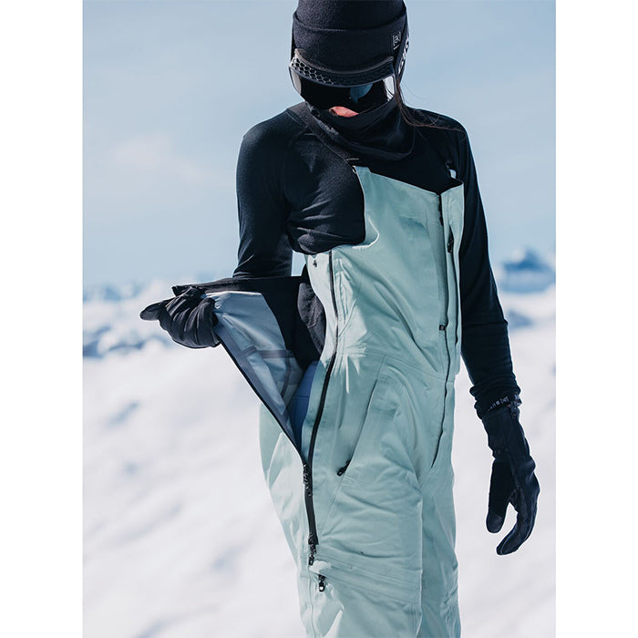 24-25 BURTON W AK KIMMY GORE-TEX 3L BIB PANTS PETROL GREEN スノーボード