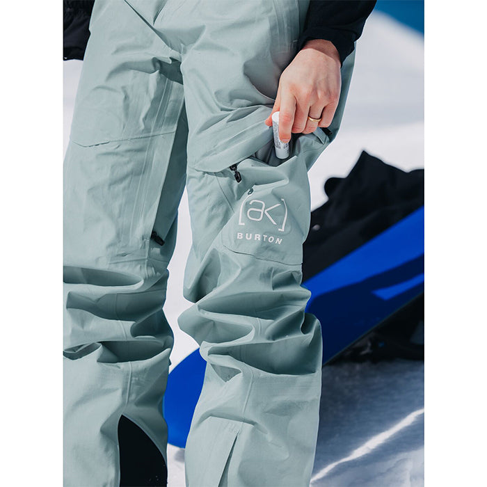 24-25 BURTON W AK KIMMY GORE-TEX 3L BIB PANTS PETROL GREEN スノーボード