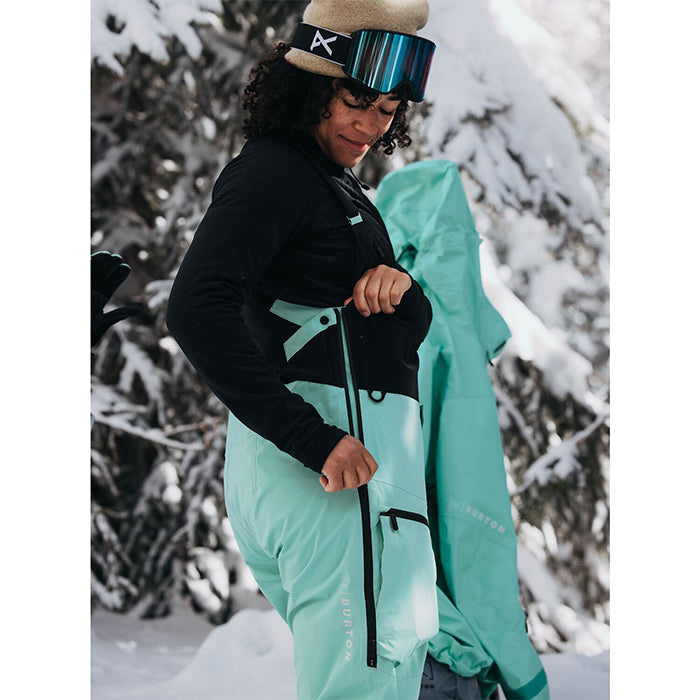 24-25 BURTON W AK GORE TUSK BIB POWDER MINT スノーボード
