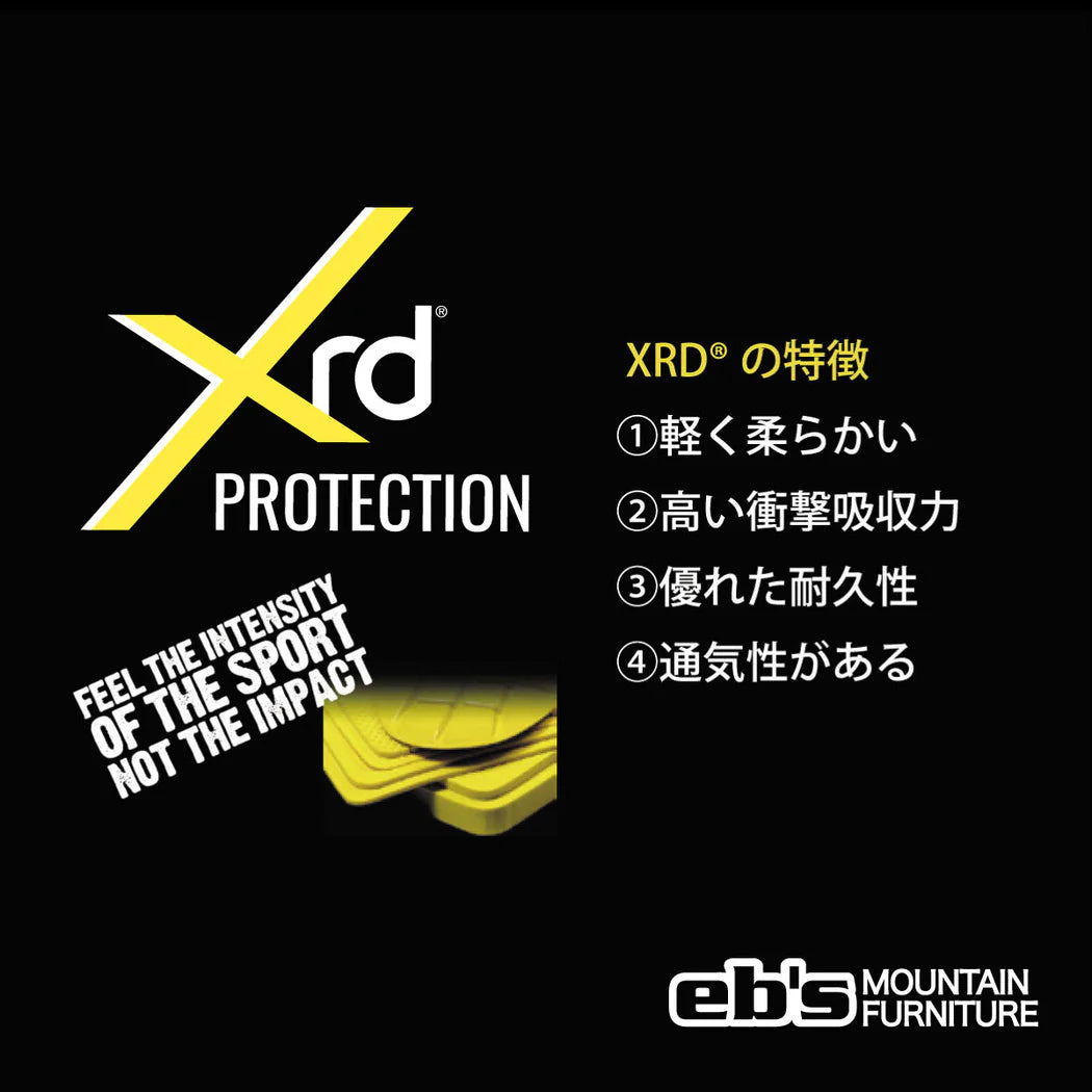 スノーボード アクセサリー イービーエス EBS BODY PAD XRD BLACK 25-26 送料無料 日本正規品 予約商品 店頭受け取り可能