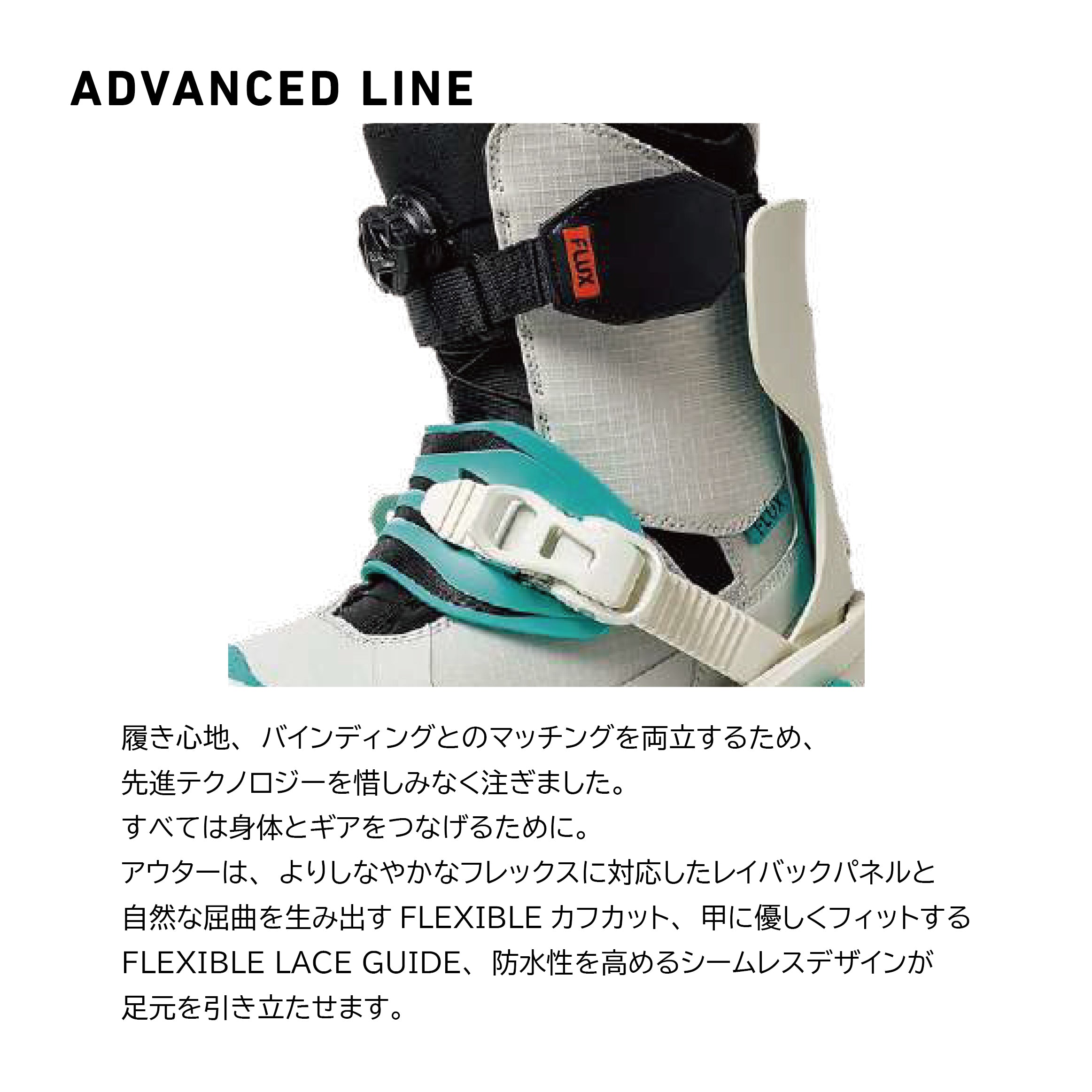 25-26 FLUX LB-BOA OFFWHITE スノーボード 日本正規品 早期予約