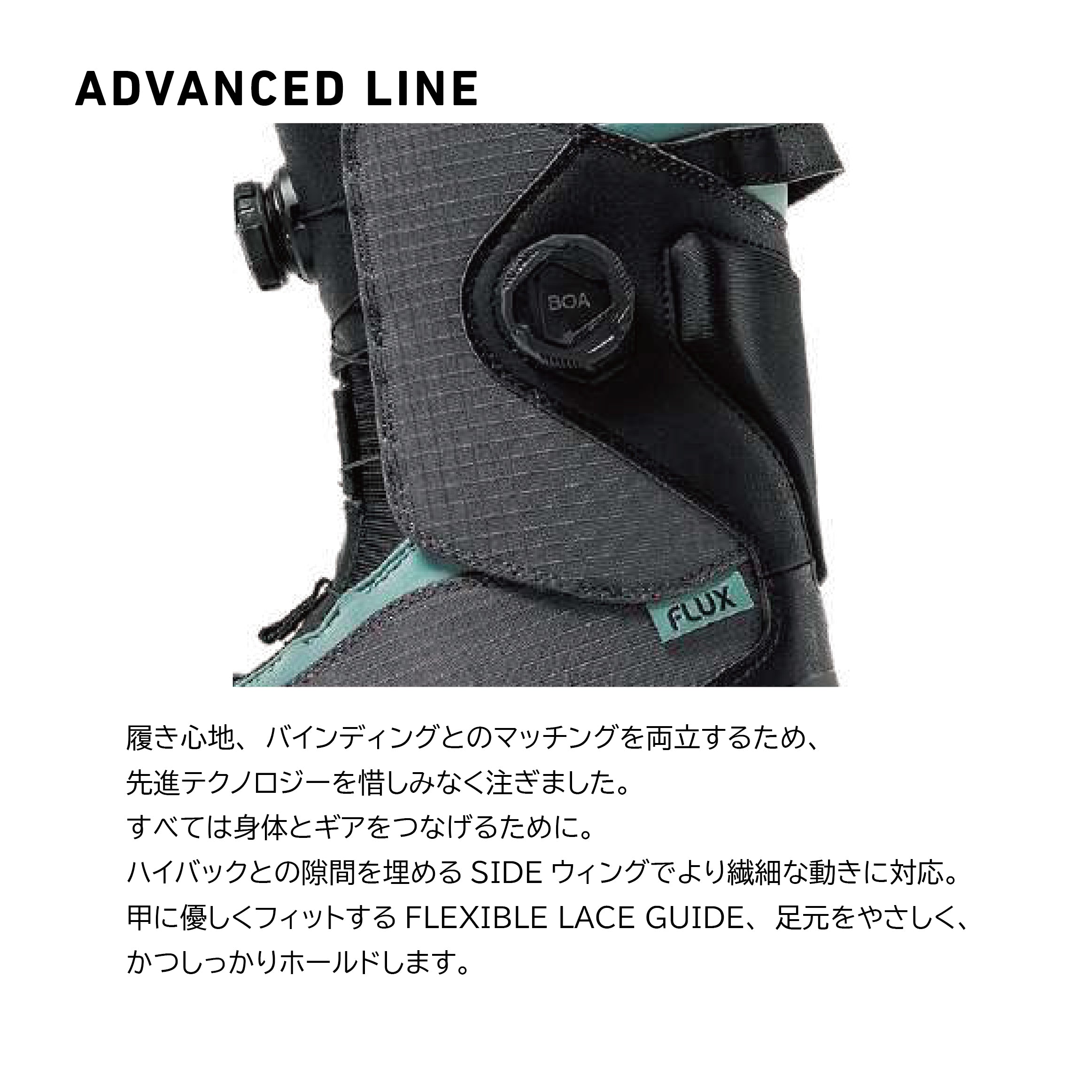 25-26 FLUX TB-BOA BLACK GRAY スノーボード 日本正規品 早期予約