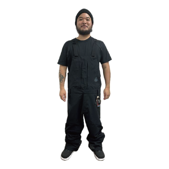 VOLCOM ウェア ボルコム ANYOX 3L GORE PRO BIB BLK V_G1352650 26-27 スノーボードウェア 日本正規品