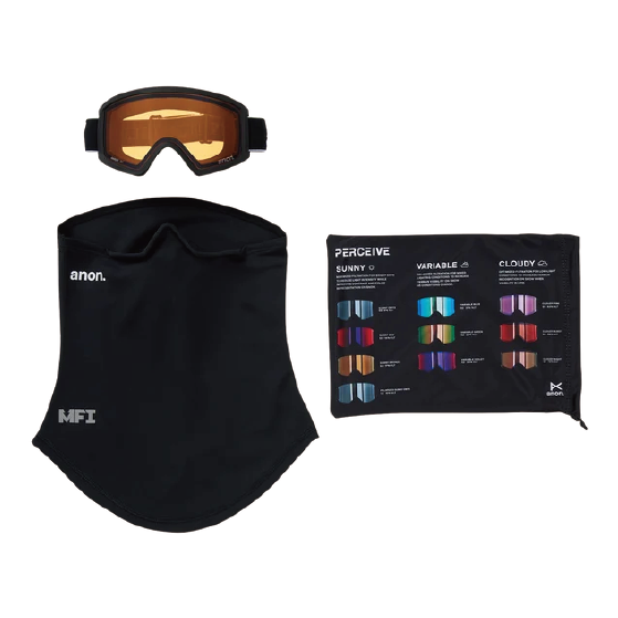 ANON ゴーグル アノン Tracker 2.0 Goggles + MFI® Face Mask Black 2225515I83 26-27 スノーボードゴーグル 日本正規品