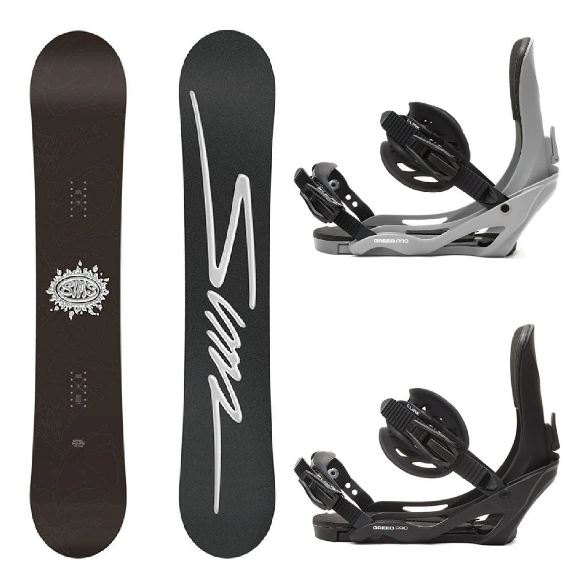 SIMS BOWL SQUAD black & LINK GREED PRO 2-piece set 25-26