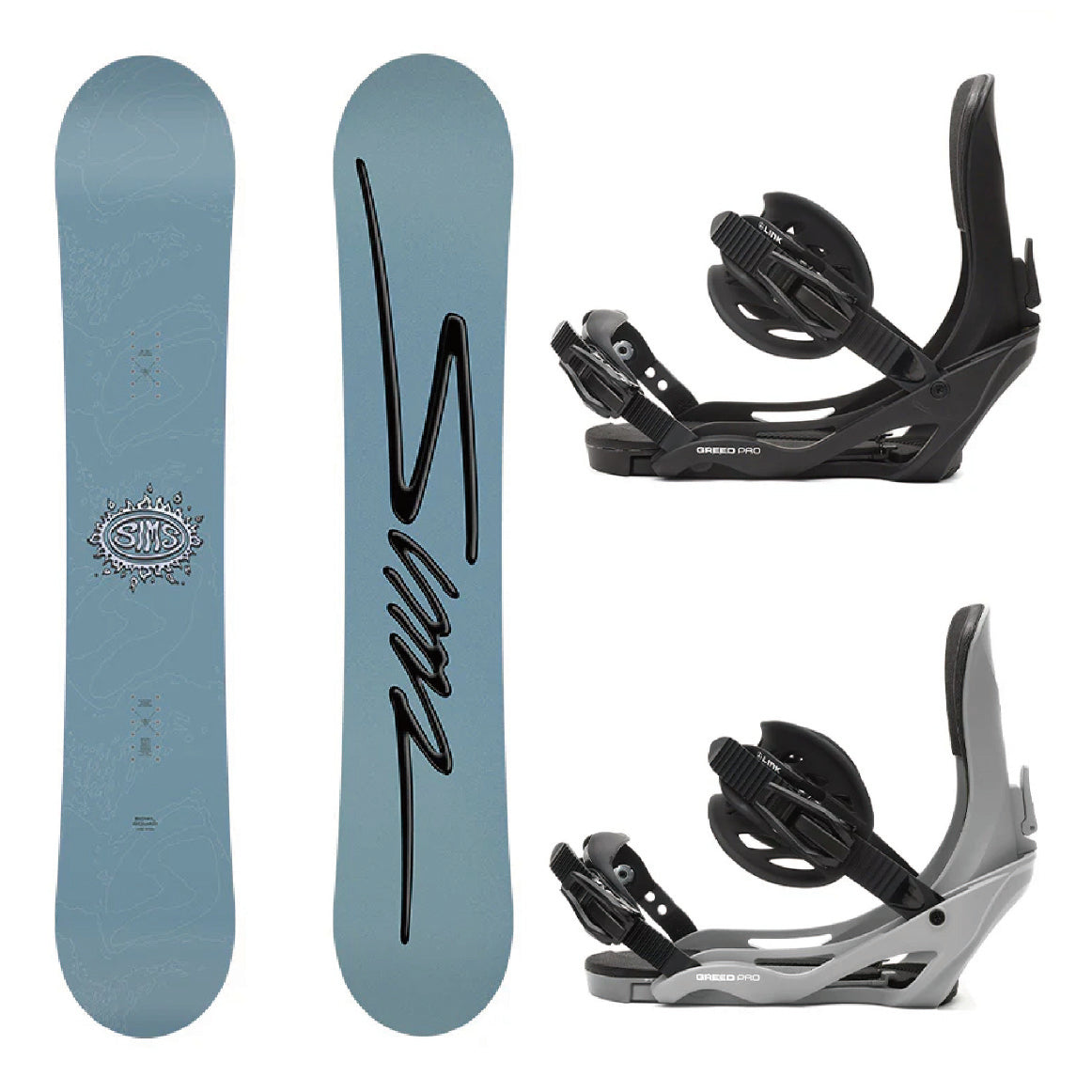 SIMS BOWL SQUAD D.BLUE & LINK GREED PRO 2-piece set 25-26