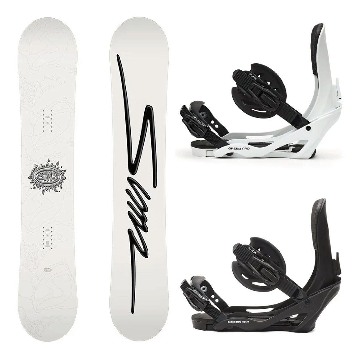 SIMS  BOWL SQUAD white & LINK GREED PRO 2-piece set 25-26