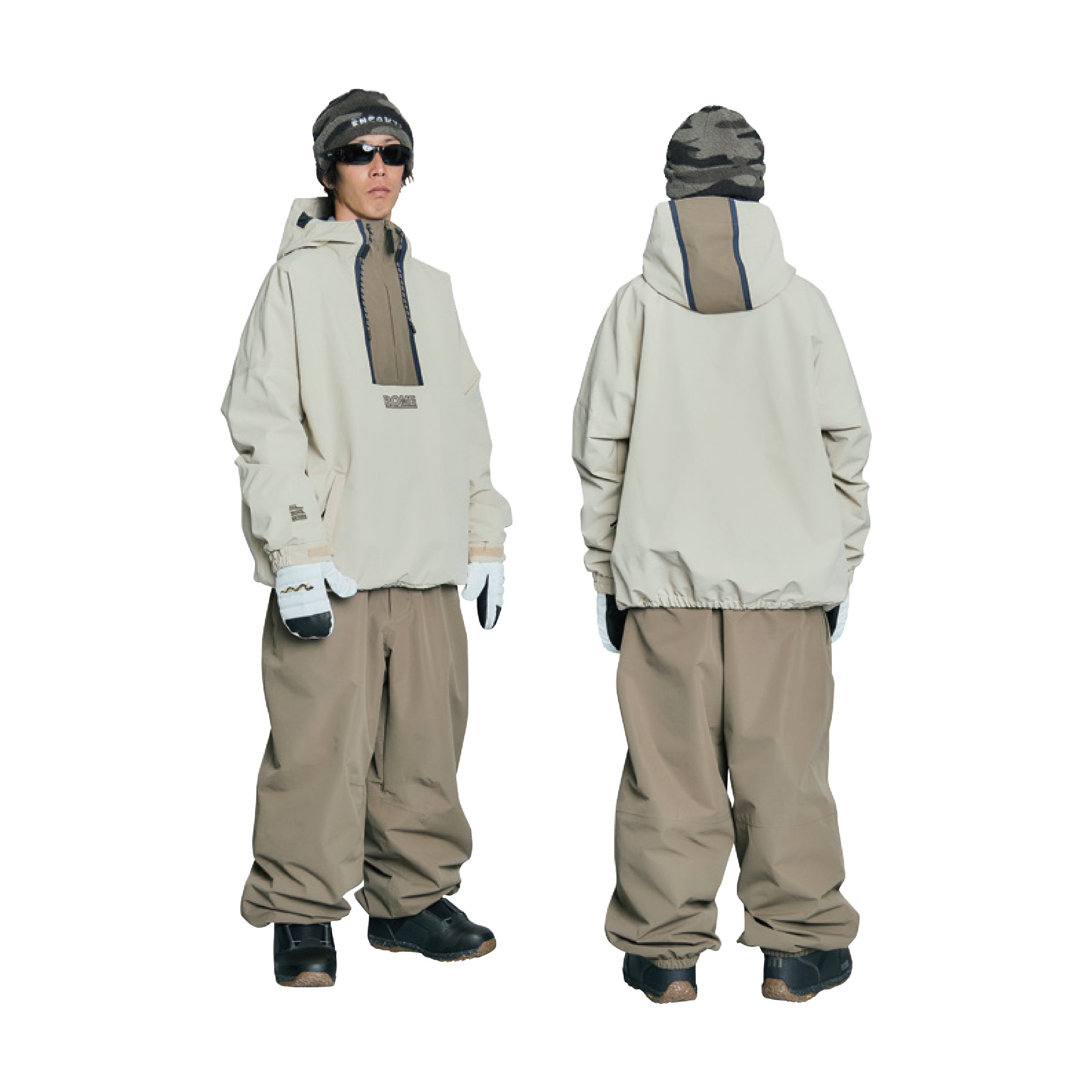 スノーボード ウェア ローム ROME OG HARFZIP Jacket CREAM 25-26 送料無料 日本正規品 予約商品 店頭受け取り可能