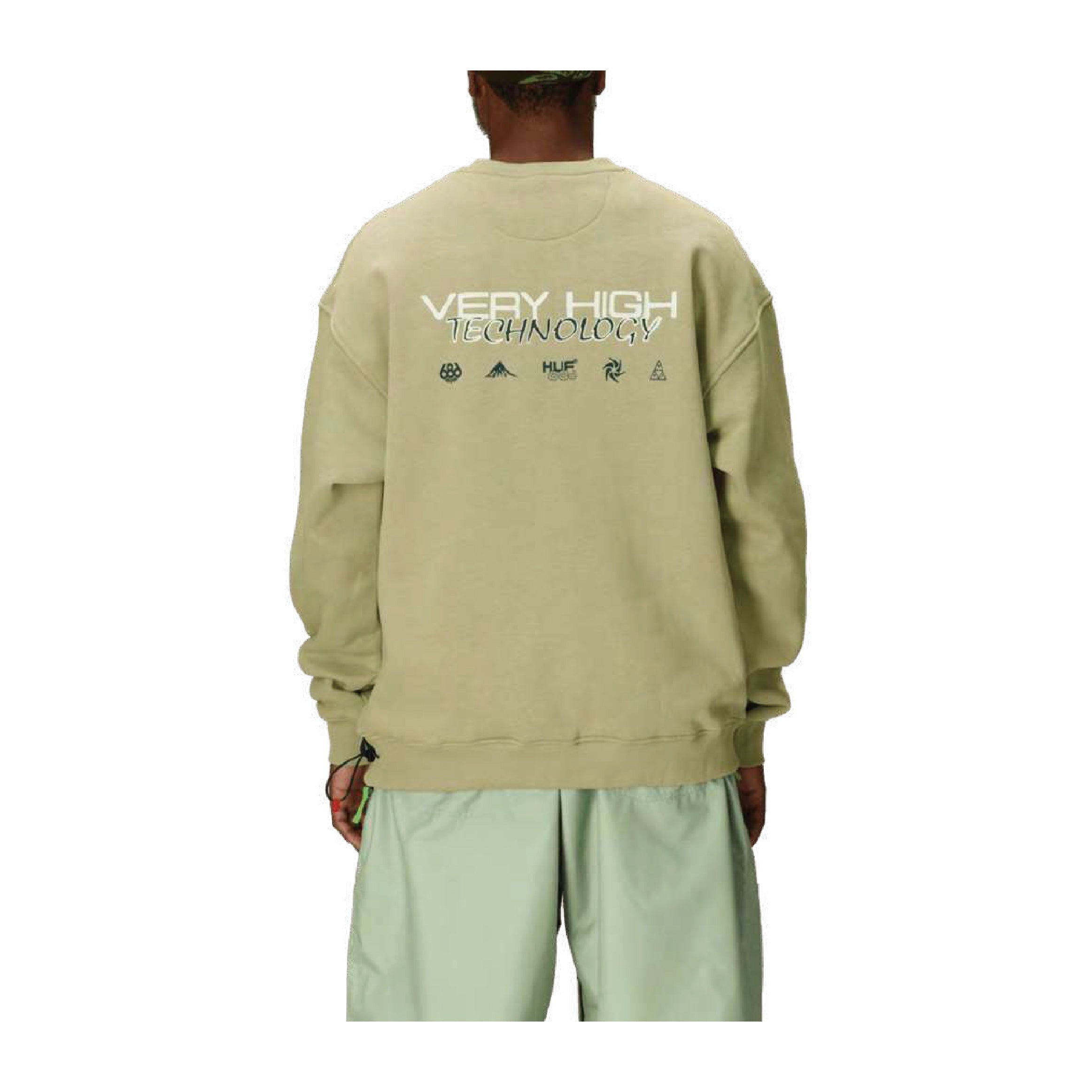25-26 686 686 HUF PREMIUM HEAVYWEIGHT CREW SWEATSHIRT HUF ELM 25-26 送料無料 予約商品 店頭受け取り可能