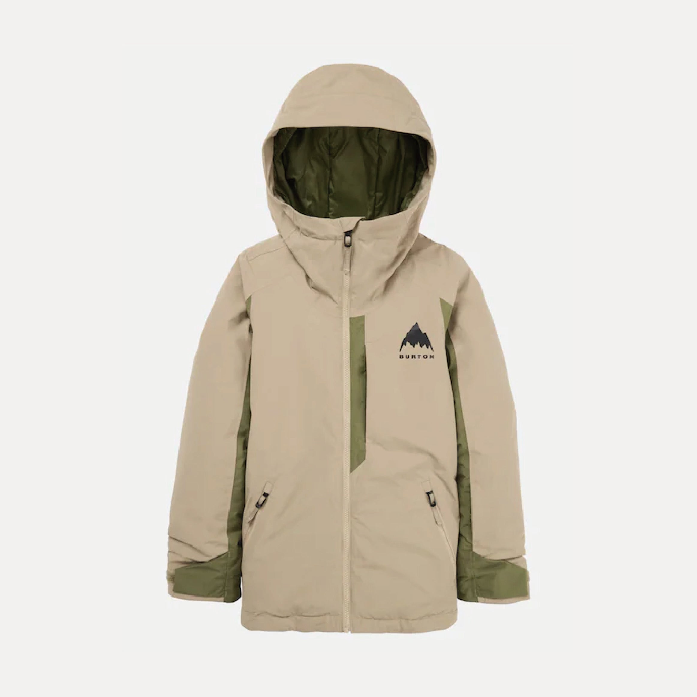 スノーボード ウェア バートン BURTON Hillslope Jacket Summit Taupe / Forest Moss キッズ 25-26 送料無料 日本正規品 予約商品 店頭受け取り可能