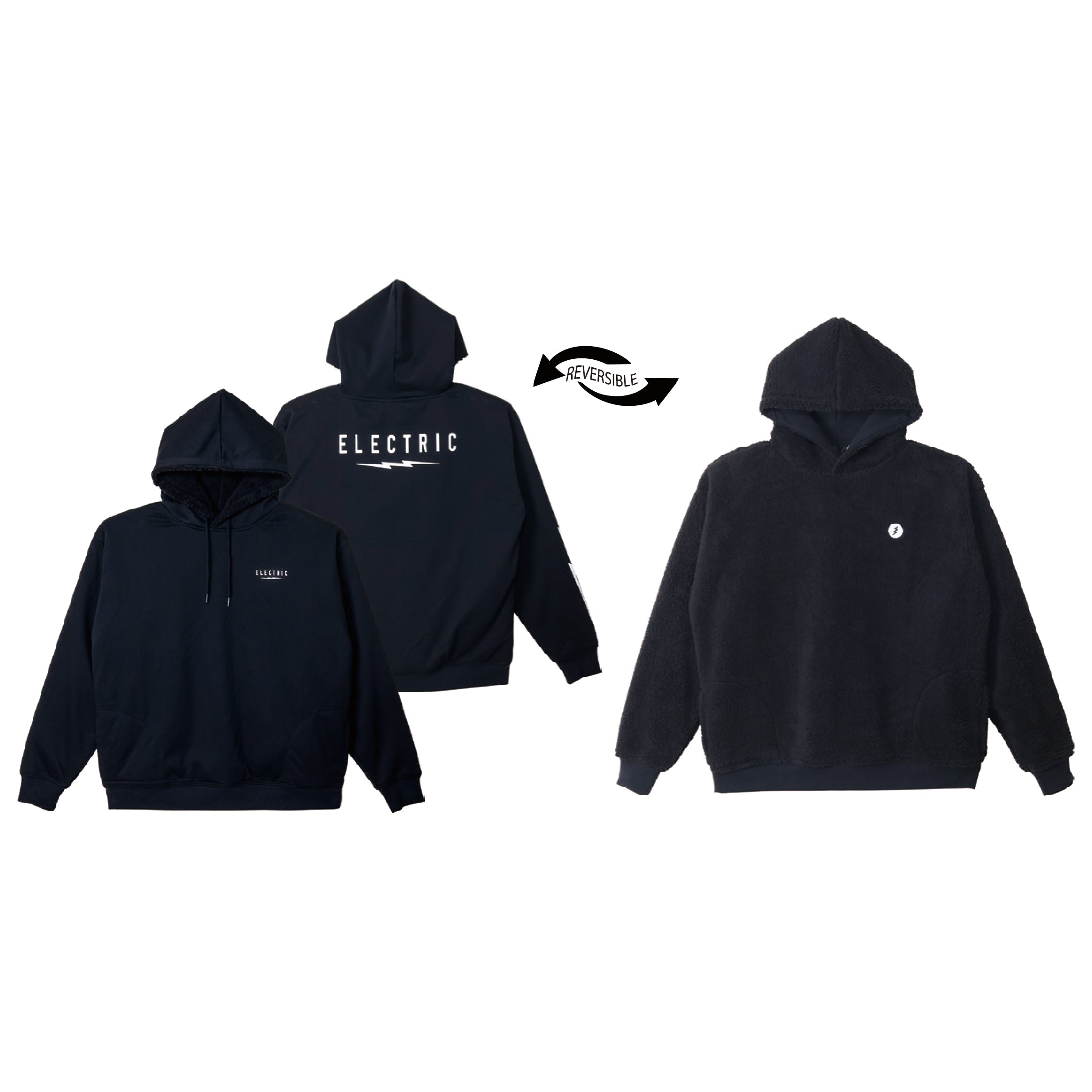 スノーボード アパレル エレクトリック ELECTRIC UNDERVOLT RIVERSIBLE HOOD BLACK 25-26 送料無料 日本正規品 予約商品 店頭受け取り可能