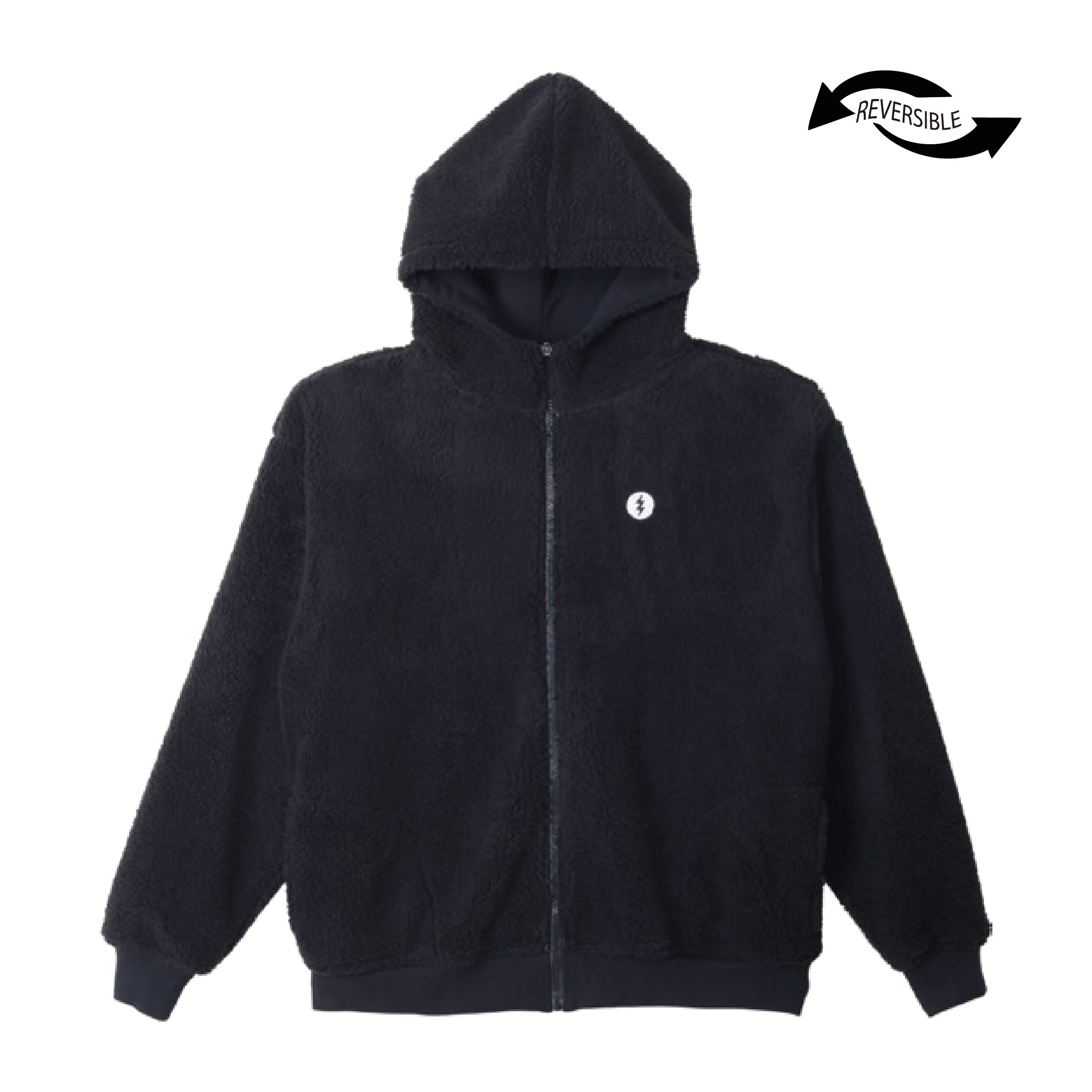 スノーボード アパレル エレクトリック ELECTRIC UNDERVOLT RIVERSIBLE FULL ZIP HOOD BLACK 25-26 送料無料 日本正規品 予約商品 店頭受け取り可能