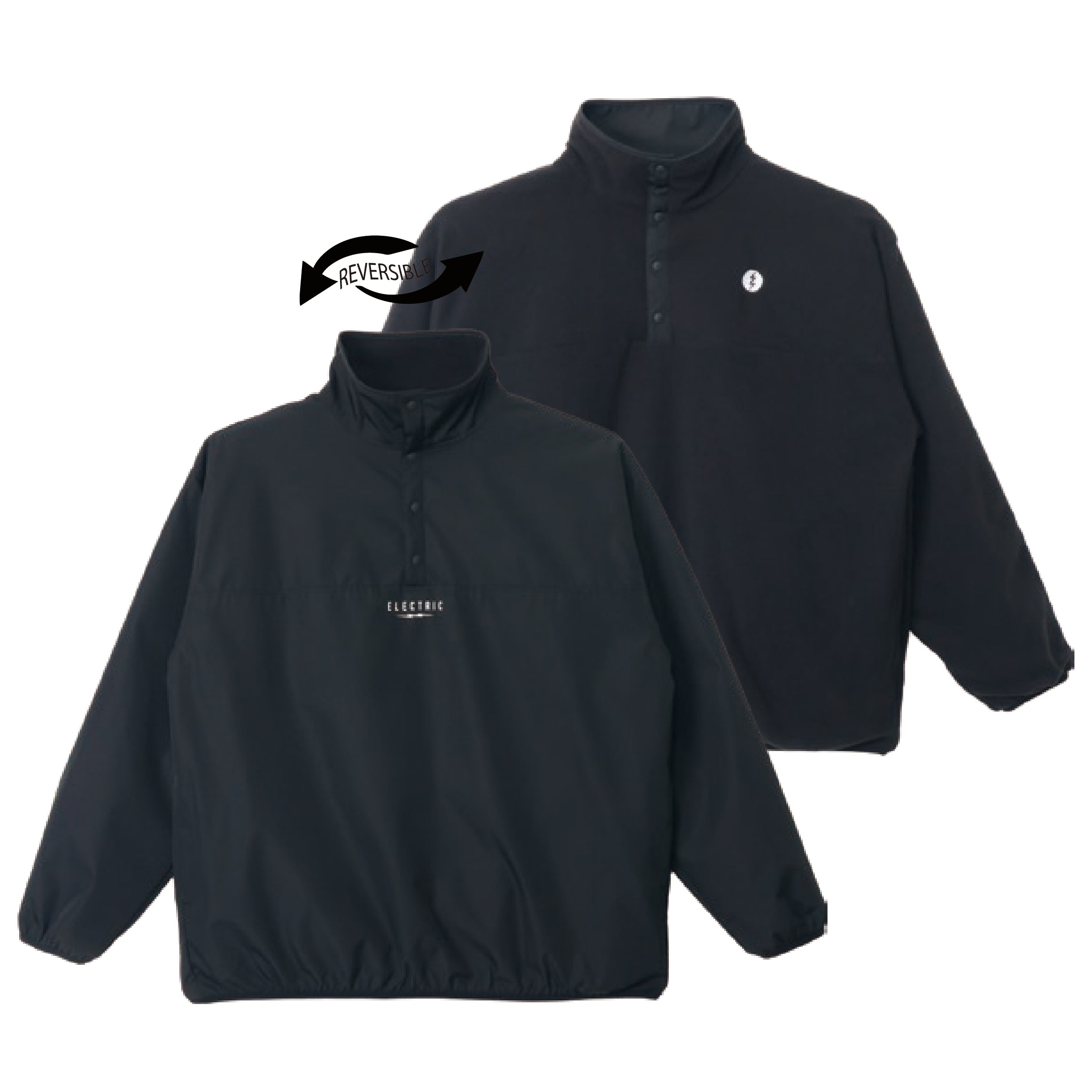 スノーボード アパレル エレクトリック ELECTRIC NYLON/FLEECE RIVERSIBLE BLACK 25-26 送料無料 日本正規品 予約商品 店頭受け取り可能