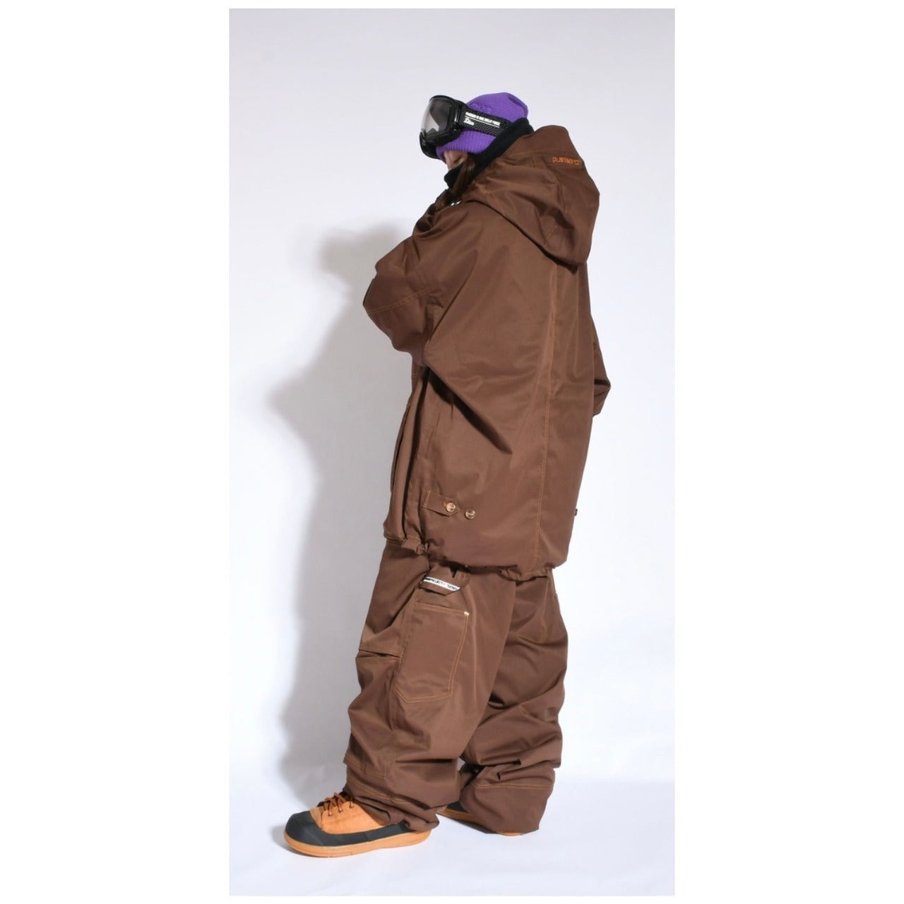 スノーボード ウェア プランビー PLAN B WORKER BIB PANTS BROWN 送料無料 日本正規品 予約商品 店頭受け取り可能