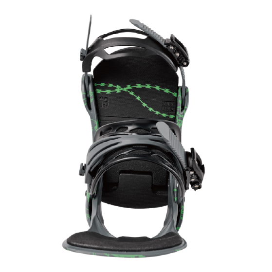 BURTON ビンディング バートン Men's Cartel Re:Flex Gray/Green Voltage 1053917E7W 26-27 バインディング 日本正規品