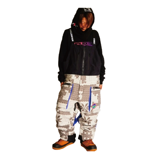 MTN,ROCK STAR ウェア マウンテン ロックスター CHOPPED CARROT PANTS ( 3layer fabric ) 26-27 スノーボードウェア 日本正規品