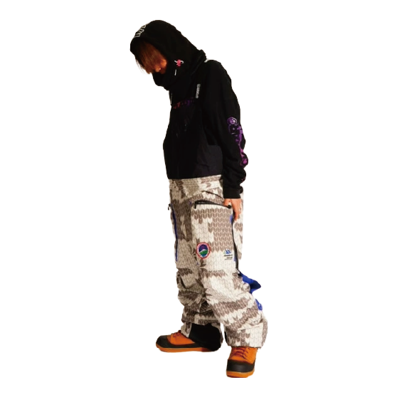 MTN,ROCK STAR ウェア マウンテン ロックスター CHOPPED CARROT PANTS ( 3layer fabric ) 26-27 スノーボードウェア 日本正規品
