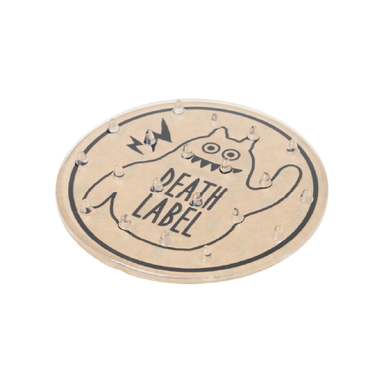DEATH LABEL デスレーベル CIRCLE PAD MONSTER STOMP PAD 25-26 スノーボード アクセサリー CLEAR/BLK