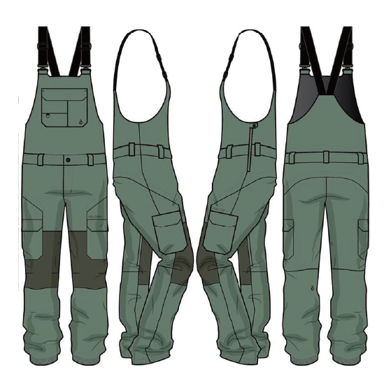 VOLCOM ウェア ボルコム CRESTON 3D STRETCH BIB LRN V_H1252651 26-27 スノーボードウェア 日本正規品
