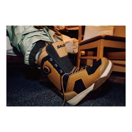 スノーボード ブーツ サロモン SALOMON DIALOGUE LACE SJ BOA OTTER / BLACK / FIERY RED 25-26 送料無料 日本正規品