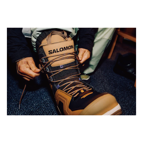 スノーボード ブーツ サロモン SALOMON DIALOGUE LACE SJ BOA OTTER / BLACK / FIERY RED 25-26 送料無料 日本正規品